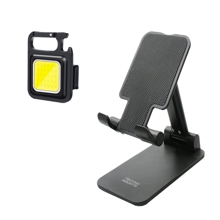 Folding Phone Stand or Keychain Light